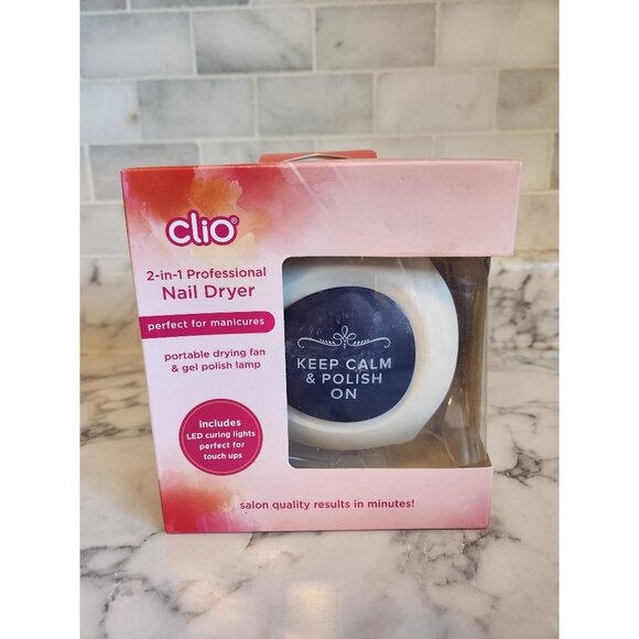 Clio 2-In-1 Professional Nail Dryer With Portable Drying Fan & Gel Polish Lamp - Picture 1 of 5